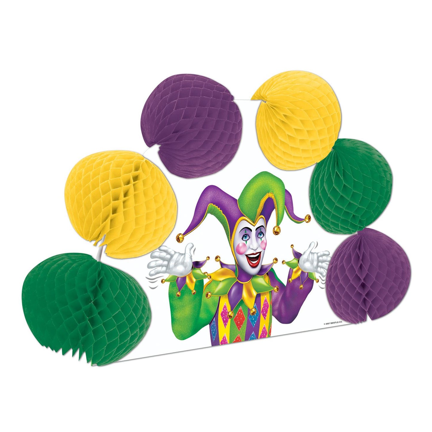 Beistle Mardi Gras Pop-Over Centerpiece 10 in  (1/Pkg) Party Supply Decoration : Mardi Gras