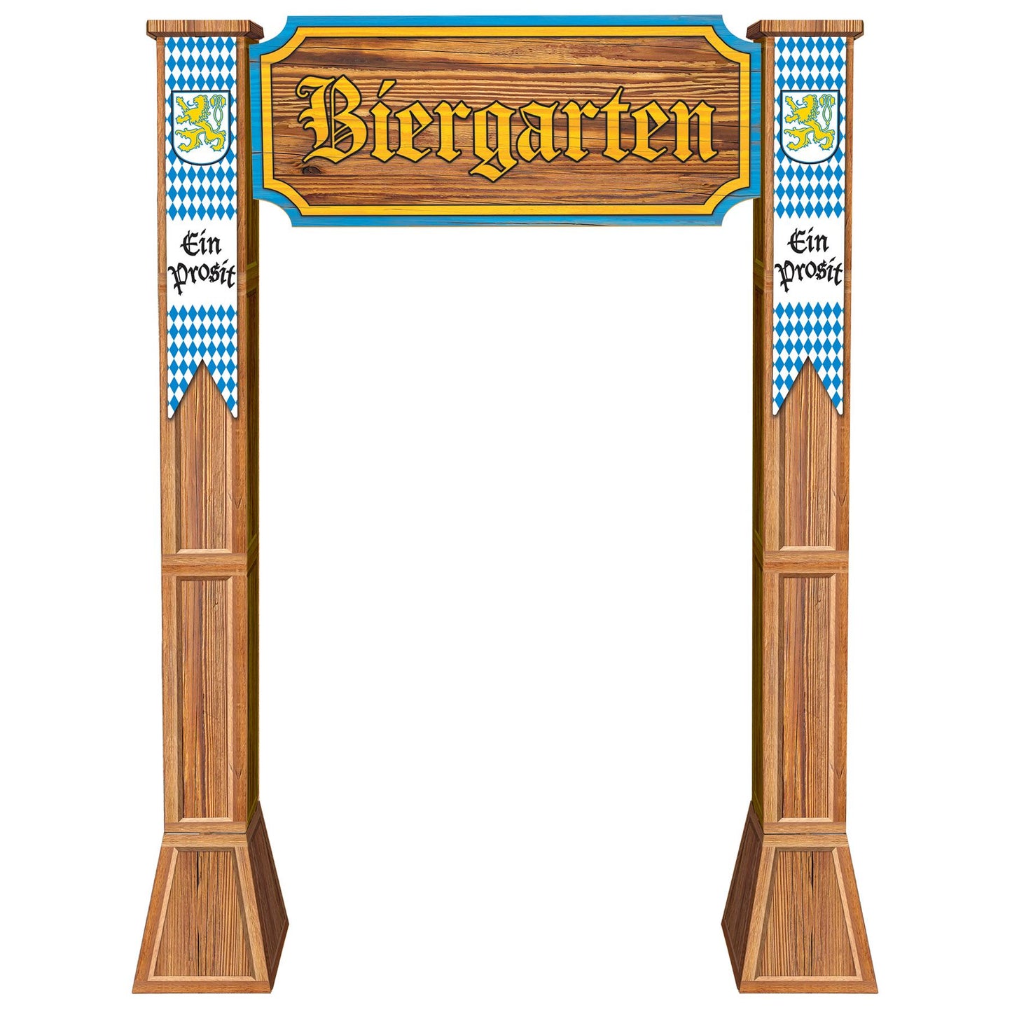 Beistle 3-D Biergarten Archway Prop - Party Supply Decoration for Oktoberfest