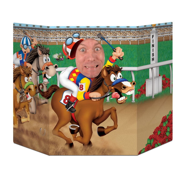 Beistle Horse Racing Photo Prop - Party Supply Decoration for Derby Day