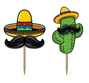 Beistle Fiesta Picks - Party Supply Decoration for Fiesta / Cinco de Mayo