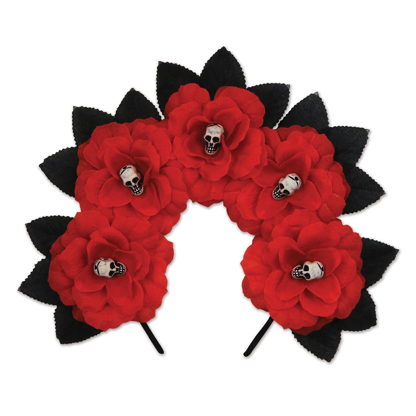 Beistle Day of the Dead Floral Headband  (1/Pkg) Party Supply Decoration : Day of the Dead