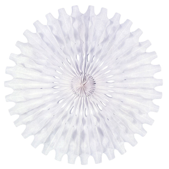 Beistle White Art-Tissue Fan - Party Supply Decoration for General Occasion