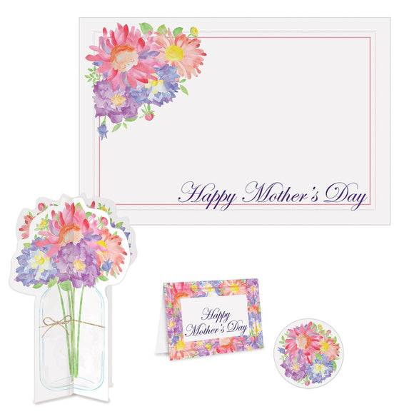 Beistle Mother's Day Place Setting Kit - Party Supply Decoration for Mothers/Fathers Day