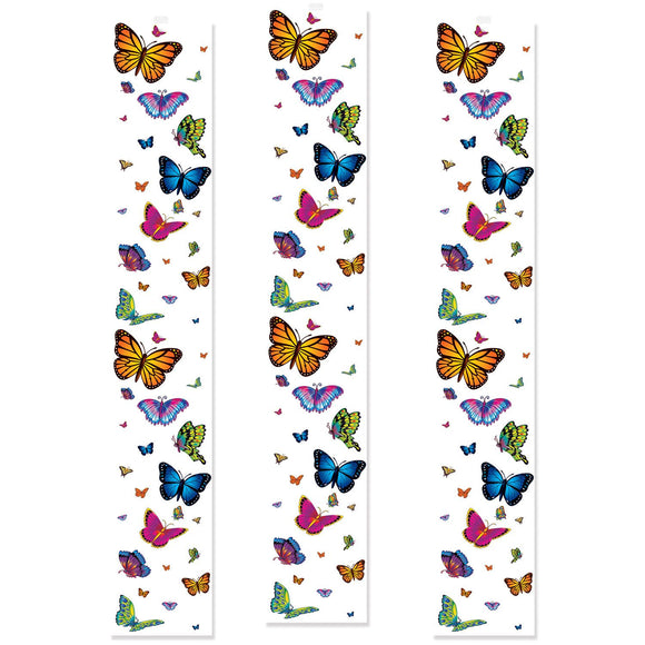 Beistle Butterfly Party Panels - Party Supply Decoration for Spring/Summer