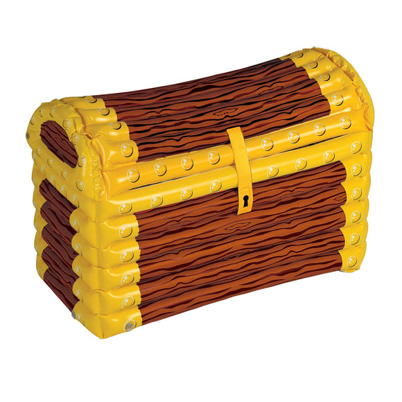 Beistle Inflatable Treasure Chest Cooler - Party Supply Decoration for Pirate