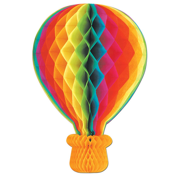Beistle Tissue Hot Air Balloon, 22 inches - Party Supply Decoration for Spring/Summer