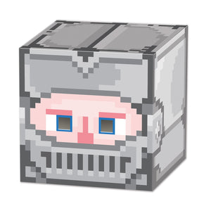 Beistle Knight 8-Bit Box Head - Party Supply Decoration for 8-Bit