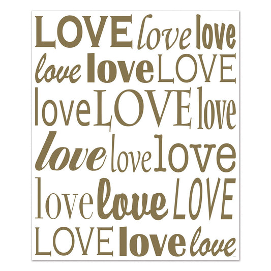 Beistle "Love" Insta-Mural - Party Supply Decoration for Wedding