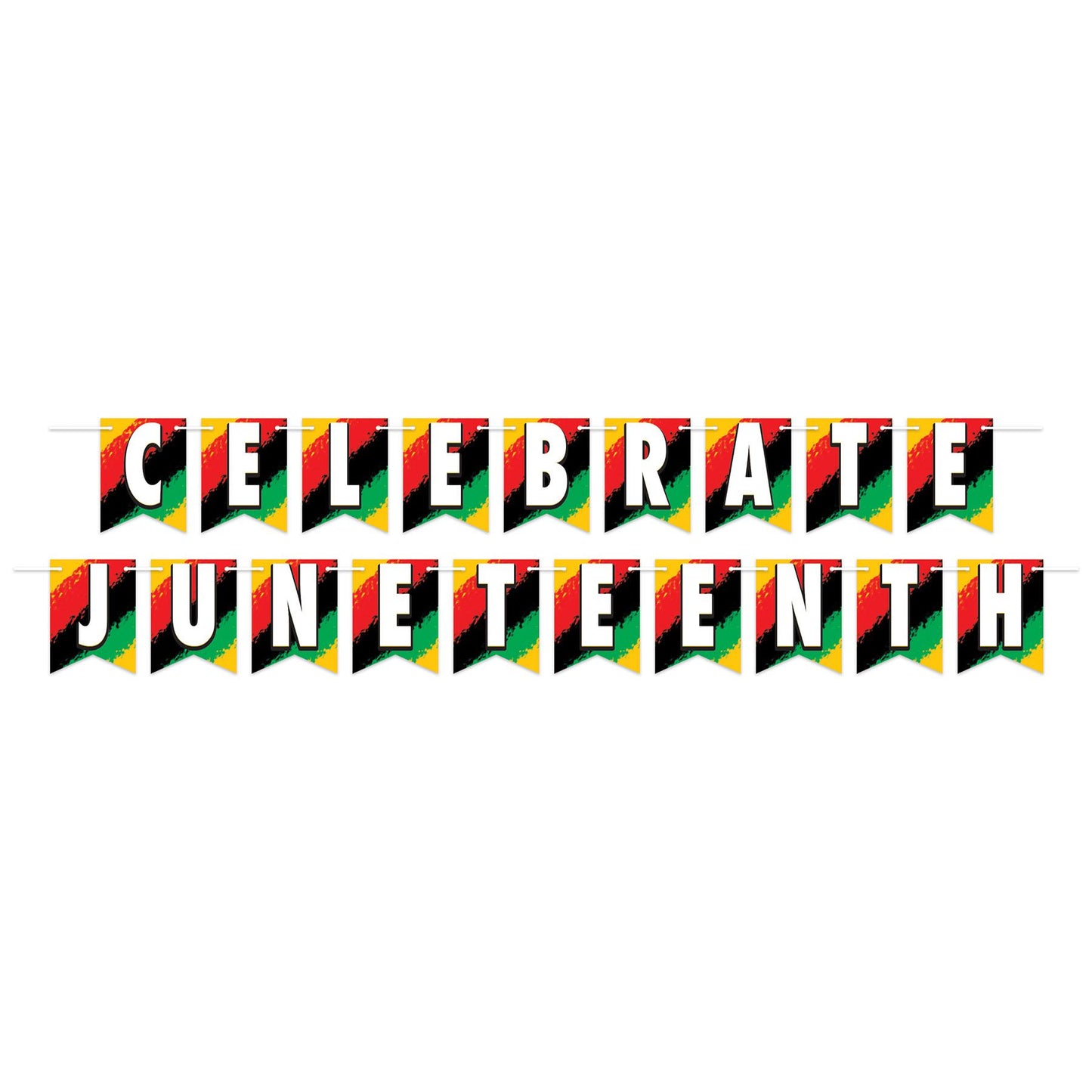 Beistle Celebrate Juneteenth Streamer 6 in  x 8' (1/Pkg) Party Supply Decoration : Juneteenth