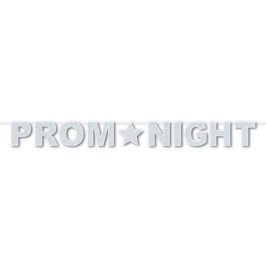 Beistle Glittered Prom Night Streamer 80.5 in  x 8' (1/Pkg) Party Supply Decoration : Prom