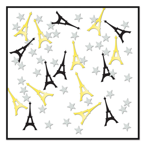 Beistle Eiffel Tower Confetti - Party Supply Decoration for French