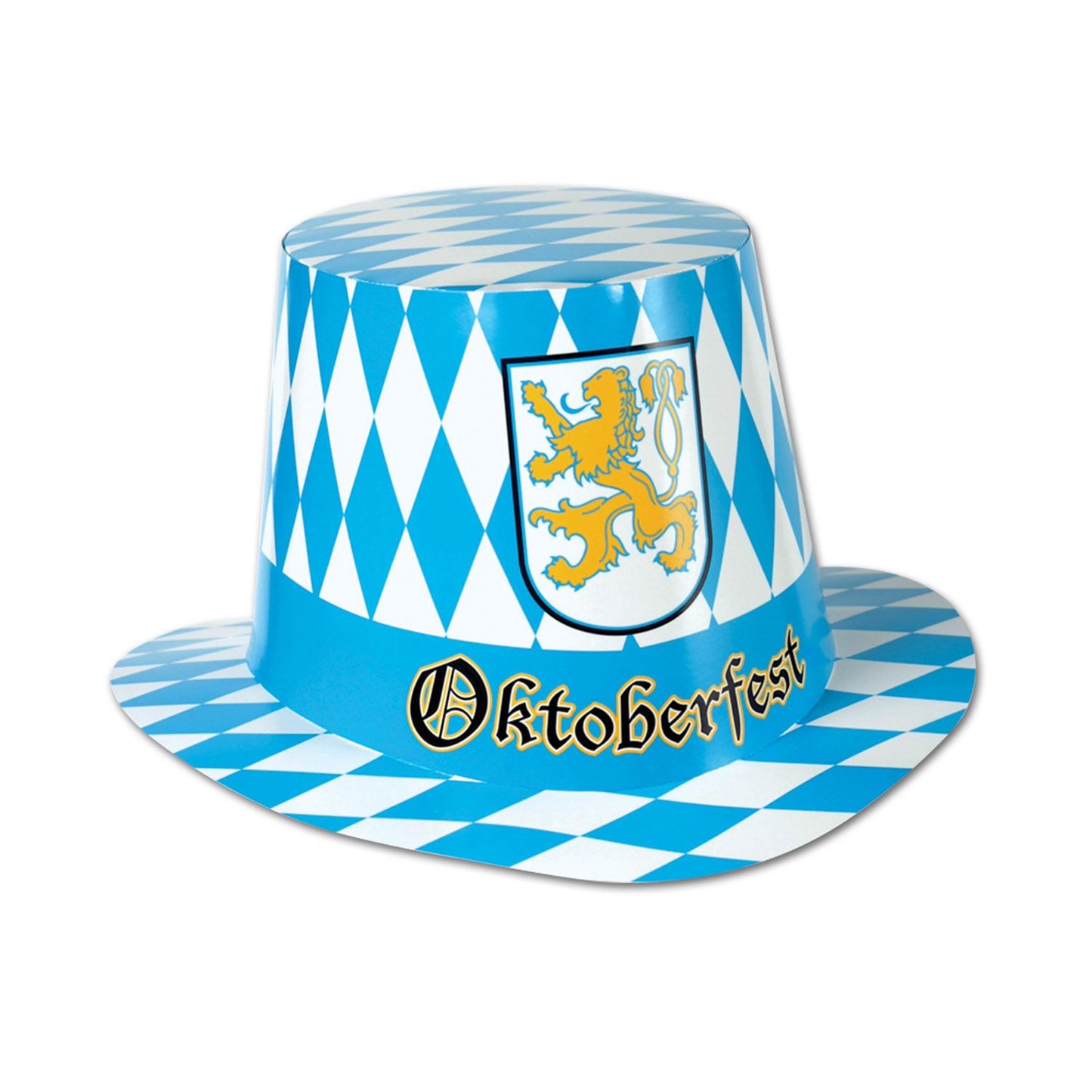 Beistle Oktoberfest Harlequin Hi-Hat (sold 25 per box)   Party Supply Decoration : Oktoberfest