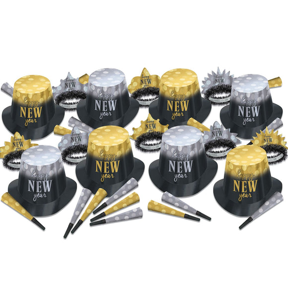 Beistle New Year Lights Assortment for 50 - Party Supply Decoration for New Years