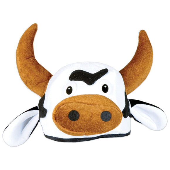 Beistle Cow Head Hat   Party Supply Decoration : Farm