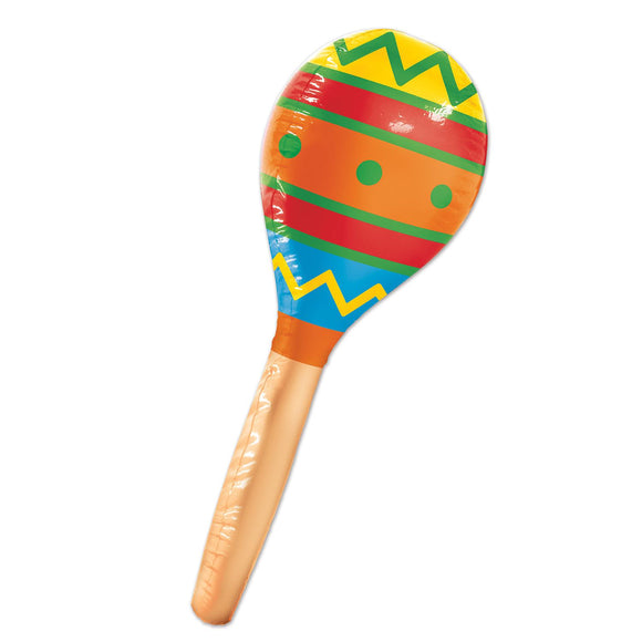 Beistle Inflatable Maraca - Party Supply Decoration for Fiesta / Cinco de Mayo