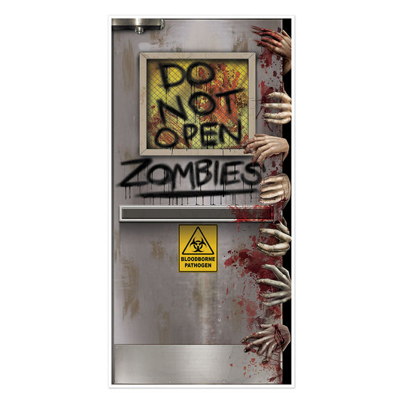 Beistle Zombies Lab Door Cover - Party Supply Decoration for Halloween