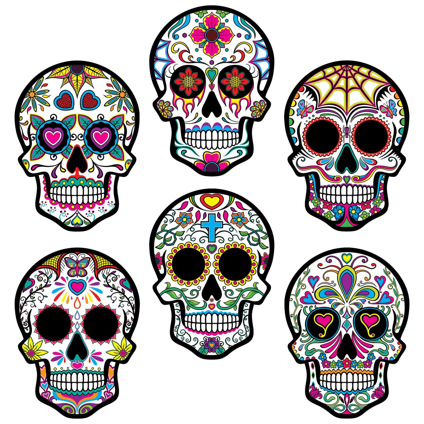 DOD Sugar Skull Cutouts