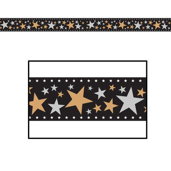 Beistle Star Filmstrip Poly Decorating Material - Party Supply Decoration for Awards Night