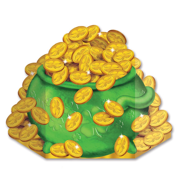 Beistle Pot-O-Gold Stand-Up - Party Supply Decoration for St. Patricks