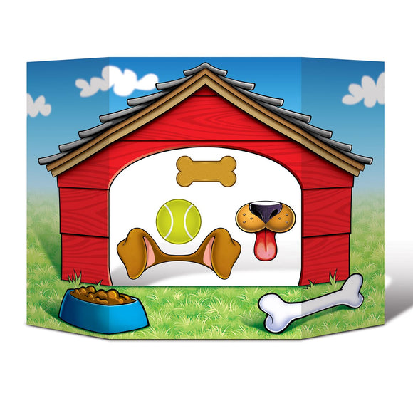 Beistle Dog House Photo Prop - Party Supply Decoration for Pets