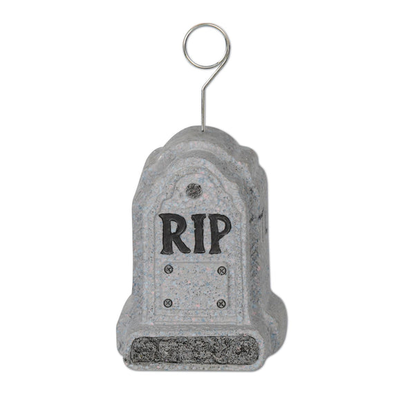 Beistle Tombstone Photo/Balloon Holder - Party Supply Decoration for Over-The-Hill