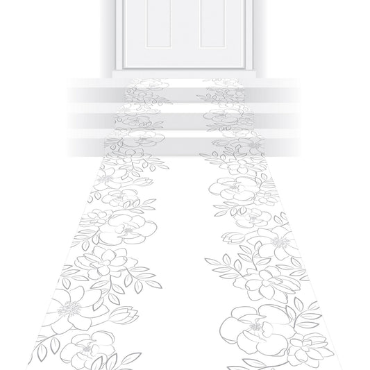 Beistle Floral Runner - Party Supply Decoration for Wedding