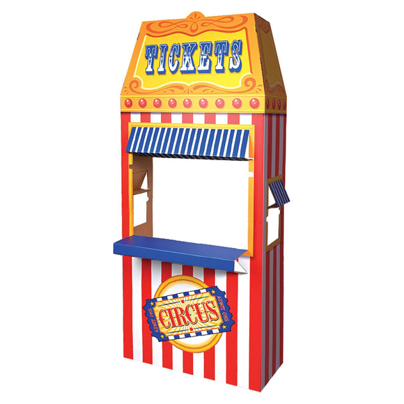 Beistle 3-D Circus Ticket Booth Prop - Party Supply Decoration for Circus