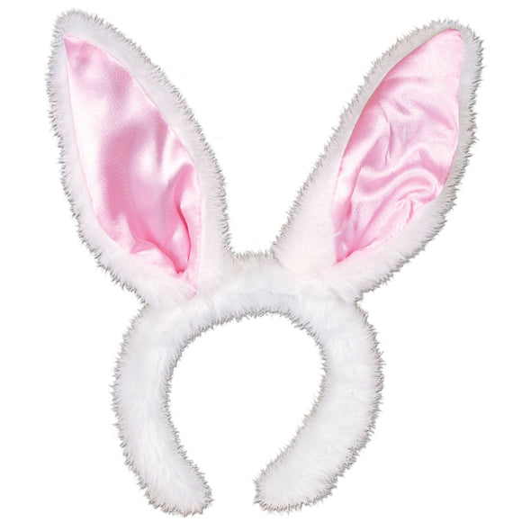 Beistle Plush Satin Bunny Ears - Party Supply Decoration for Easter