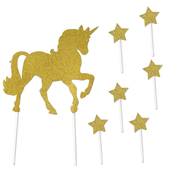 Beistle Unicorn Cake Topper - Party Supply Decoration for Unicorn
