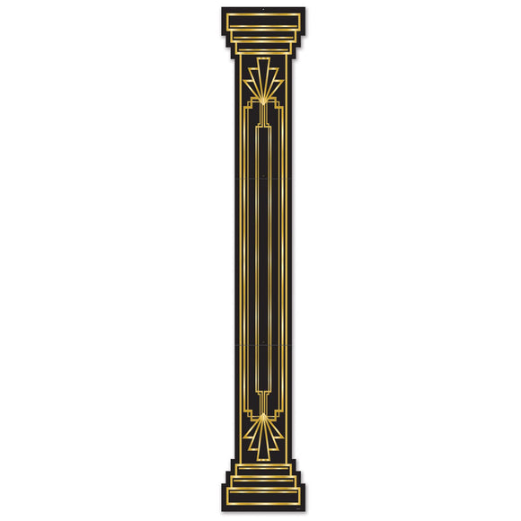 Beistle Jointed Great 20's Column Pull-Down Cutout 6' (1/Pkg) Party Supply Decoration : Great 20's