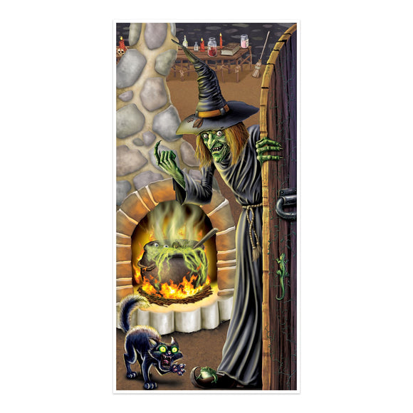 Beistle Witch's Brew Door Cover - Party Supply Decoration for Halloween