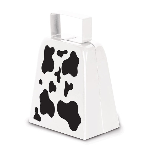 Beistle Cow Print Cowbell - Party Supply Decoration for Farm