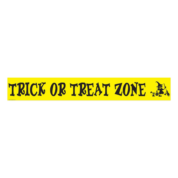 Beistle Trick Or Treat Zone Tape - Party Supply Decoration for Halloween
