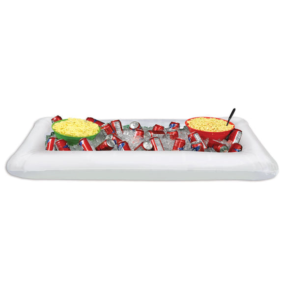 Beistle Inflatable White Buffet Cooler - Party Supply Decoration for General Occasion