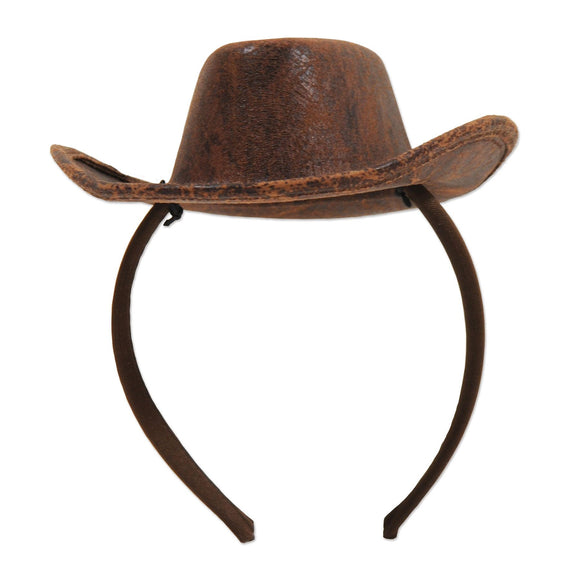 Beistle Cowboy Hat Headband  (1/Card) Party Supply Decoration : Western
