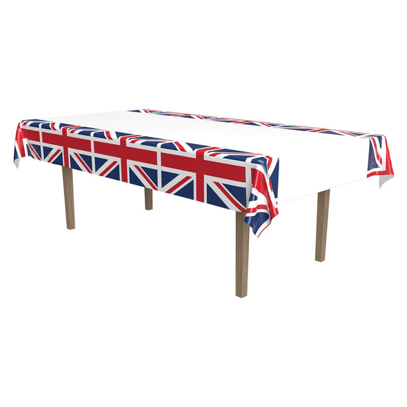 Beistle Union Jack Tablecover 54 in  x 108 in  (1/Pkg) Party Supply Decoration : British