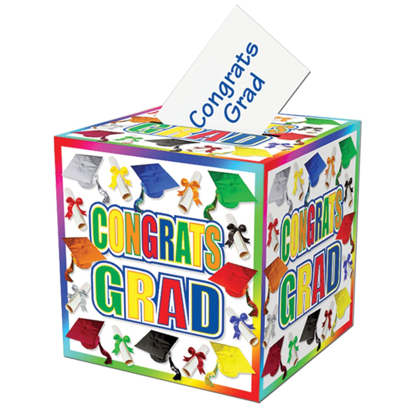 Beistle Graduation Card Box - Party Supply Decoration for Graduation