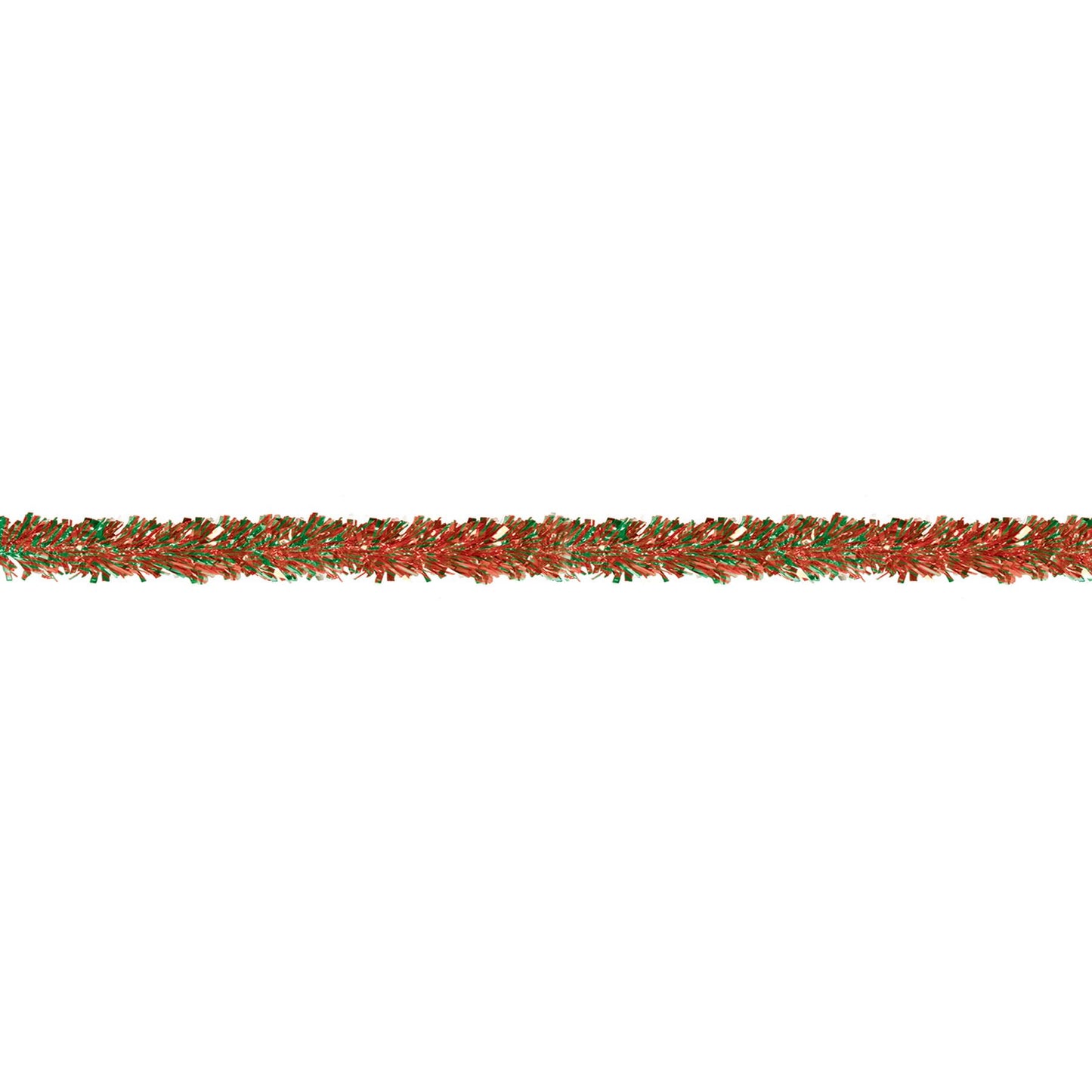 Beistle Gleam N Fest Festooning Garland Red and Green - Party Supply Decoration for Christmas / Winter