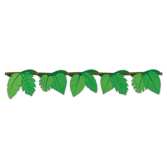 Beistle Jungle Vine Streamer (4 foot) 8 in  x 4' 0.5 in  (1/Pkg) Party Supply Decoration : Jungle