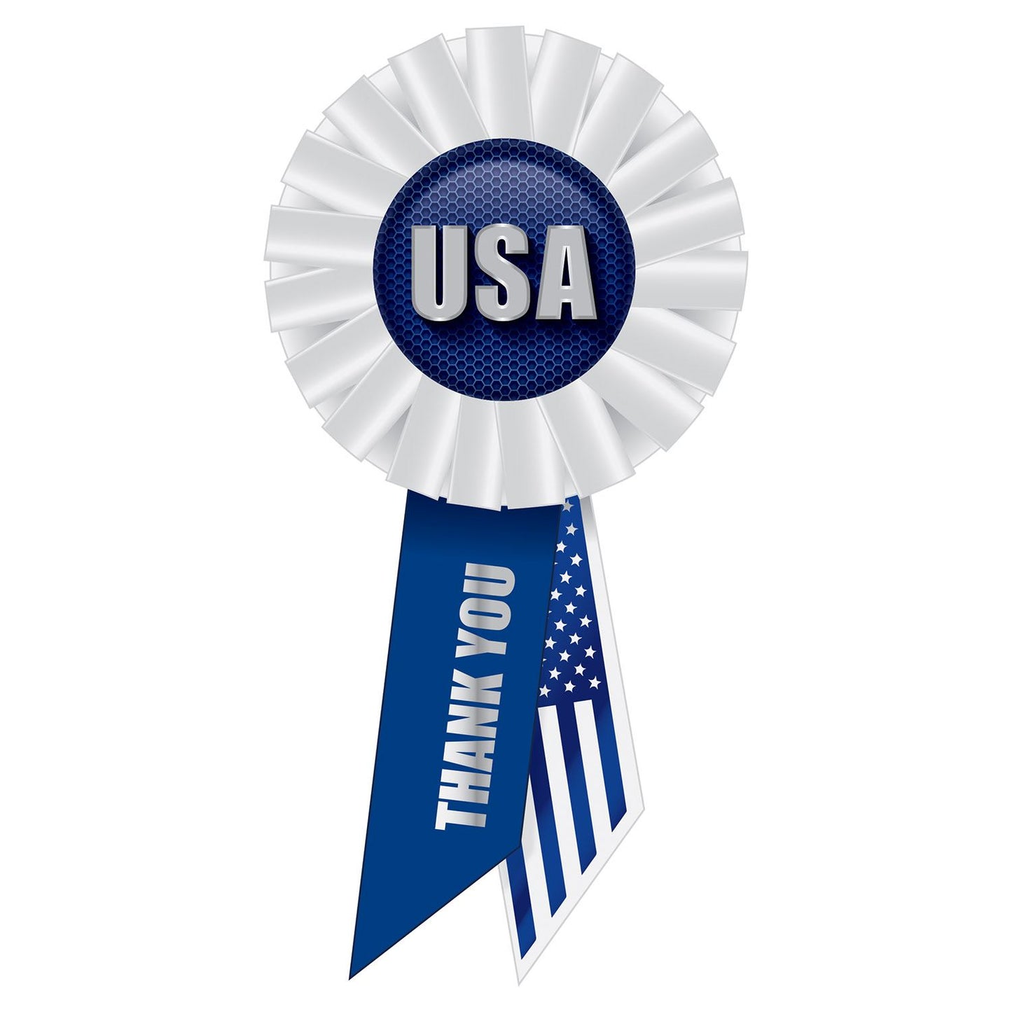 Beistle USA Rosette - Party Supply Decoration for Patriotic