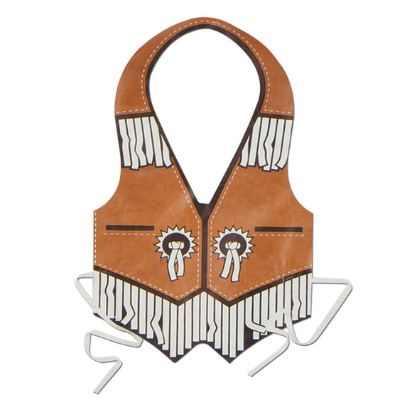 Beistle Plastic Western Vest - Party Supply Decoration for Western