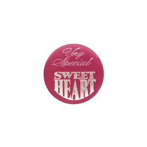 Beistle Very Special Sweetheart Satin Button - Party Supply Decoration for General Occasion