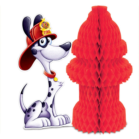 Beistle Fire Hydrant Centerpiece   (1/Pkg) Party Supply Decoration : Fire Prevention