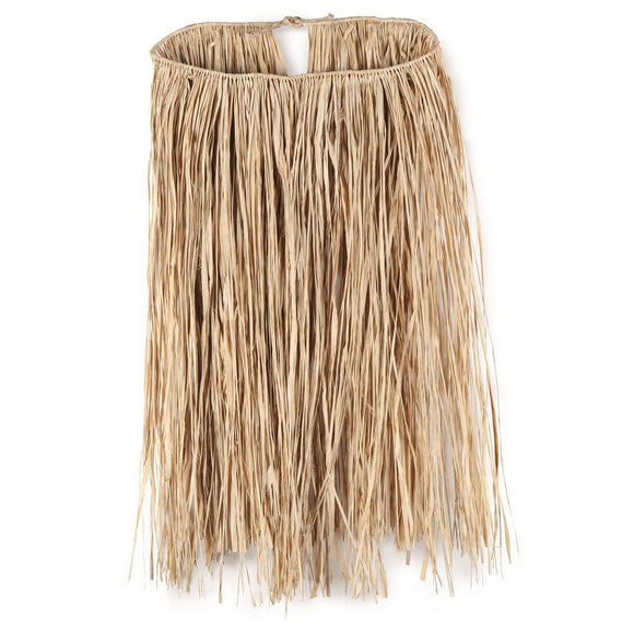 Beistle Value Raffia Hula Skirt (Extra Large Natural) - Party Supply Decoration for Luau