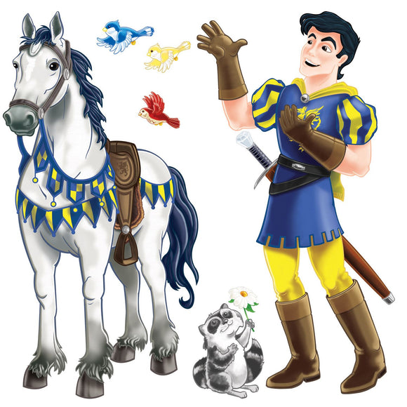 Beistle Prince & Trusty Steed Props - Party Supply Decoration for Princess