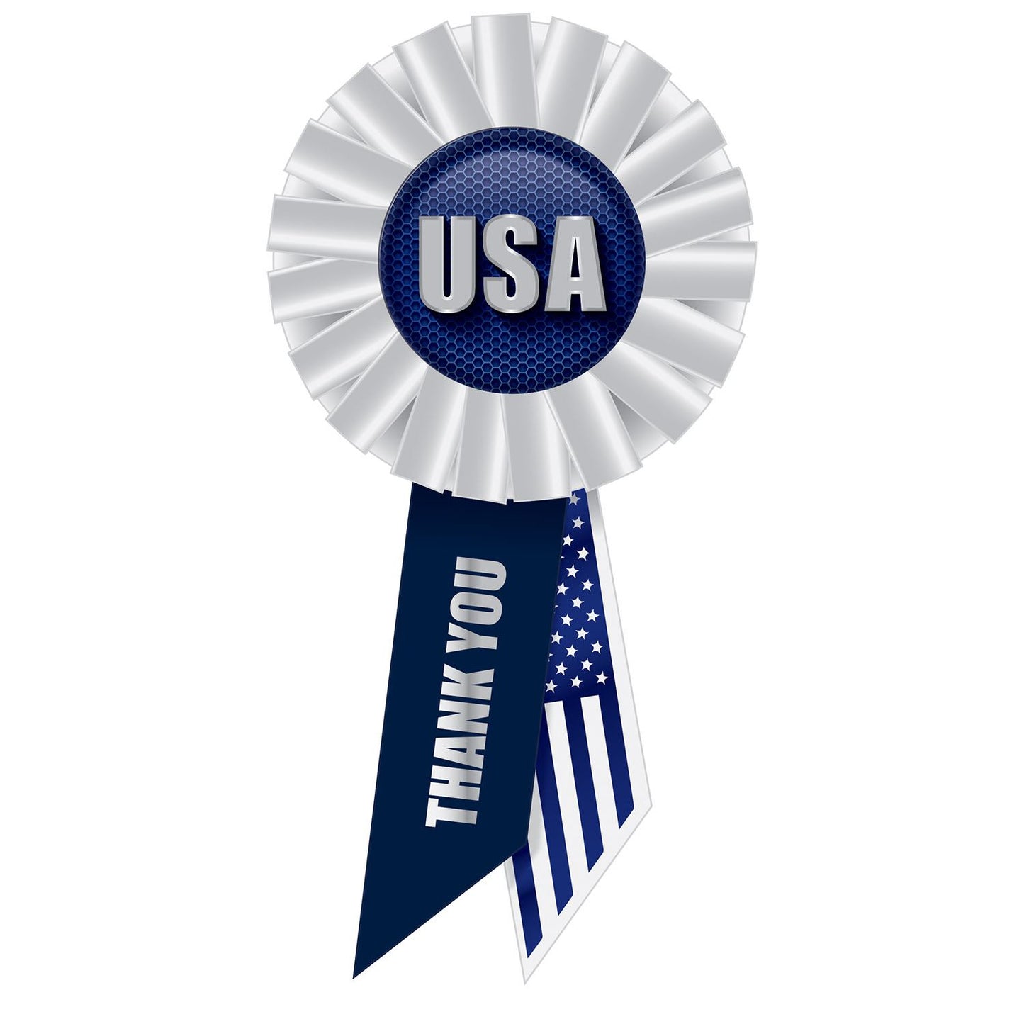 Beistle USA Rosette - Party Supply Decoration for Patriotic