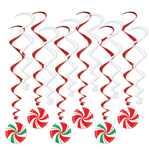 Beistle Peppermint Whirls - Party Supply Decoration for Christmas / Winter