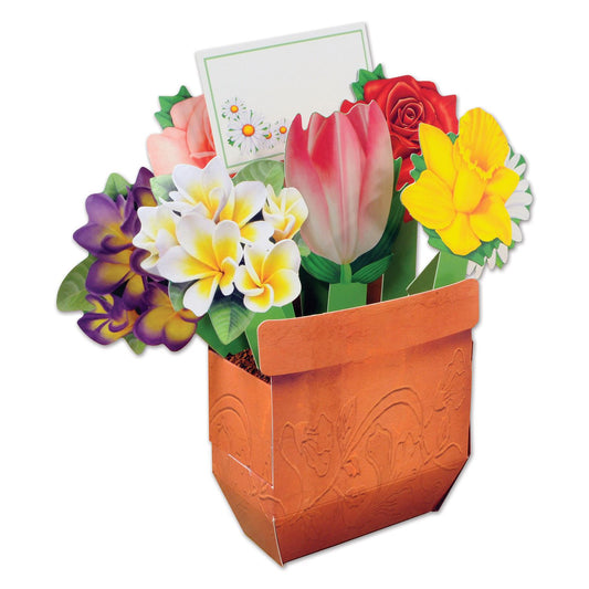 Beistle Cheery Bouquet Centerpiece 11 in  (1/Pkg) Party Supply Decoration : Spring/Summer