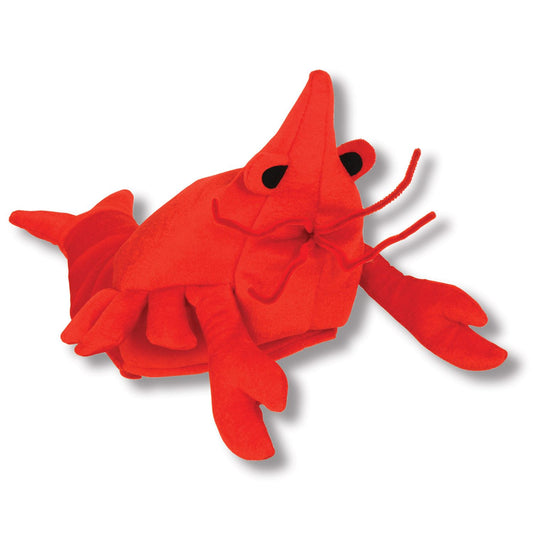 Beistle Plush Crawfish Hat - Party Supply Decoration for Mardi Gras