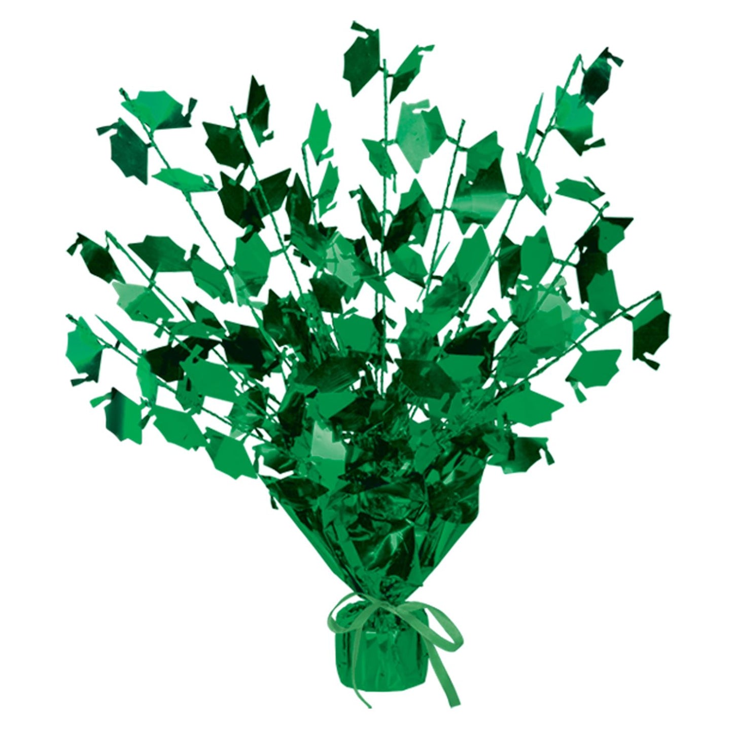 Beistle Green Graduate Cap Gleam N Burst Centerpiece 15 in  (1/Pkg) Party Supply Decoration : Graduation